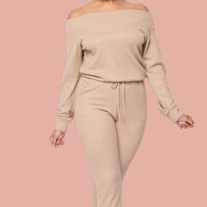 Off the Shoulder Jumpsuit